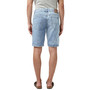 Men's Relaxed Denim Straight Dean Bleach Wave 10.5" Shorts