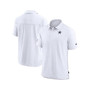 Men's White Dallas Cowboys Sideline Lockup Performance Polo Shirt