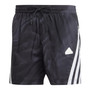 Future Icons Allover Print Three-Stripes 8" Track Shorts