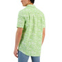 Men's Kalani Classic-Fit Textured Tropical-Print Button-Down Shirt, Created for Macy's