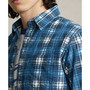 Men's Cotton Classic-Fit Plaid-Print Flannel Shirt