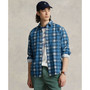 Men's Cotton Classic-Fit Plaid-Print Flannel Shirt