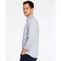Men's Slim-Fit Chambray Long-Sleeve Button-Front Shirt