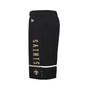 Men's Black New Orleans Saints Combine Authentic Rusher Training Shorts