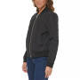 Diamond Quilted Casual Bomber Jacket