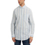 Men's Collins Long-Sleeve Striped Button-Front Shirt