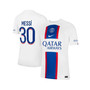 Men's Lionel Messi White Paris Saint-Germain 2022/23 Third Breathe Stadium Replica Player Jersey