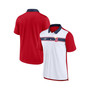 Men's White, Red California Angels Rewind Stripe Polo Shirt