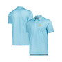 Men's Light Blue 2022 Presidents Cup Vinyl and Whiskey Jersey Polo Shirt