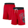Men's Red Toronto Raptors 75th Anniversary Courtside Fleece Shorts