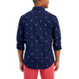Men's Cocktail Lite Regular-Fit Printed Button-Down Poplin Shirt, Created for Macy's