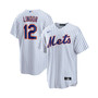 Men's Francisco Lindor New York Mets Home Replica Player Jersey