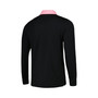 Men's 2023 Player Black Inter Miami CF Travel Long Sleeve Polo Shirt