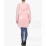 Women's Hooded Open Front Sherpa Coat
