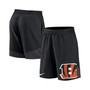 Men's Black Cincinnati Bengals Stretch Performance Shorts