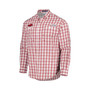 Men's Crimson Arkansas Razorbacks Super Tamiami Omni-Wick Long Sleeve Button-Down Shirt