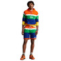 Men's 6-Inch Color-Blocked Cotton-Blend Shorts
