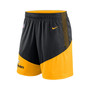 Men's Black, Gold Pittsburgh Steelers Primary Lockup Performance Shorts