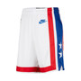 Men's White, Blue Brooklyn Nets 2022/23 Classic Edition Swingman Performance Shorts