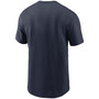 Men's Navy Denver Broncos Primary Logo T-shirt