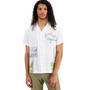 Men's Post Stamp Short-Sleeve Button-Front Shirt