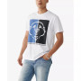 Brand Jeans Men's Short Sleeves Two Tone Buddha Face T-shirt