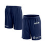 Men's Branded College Navy Seattle Seahawks Clincher Shorts