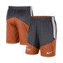 Men's Gray and Texas Orange Texas Longhorns Team Performance Knit Shorts