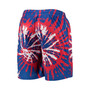 Men's Royal Buffalo Bills Retro Static Mesh Lounge Shorts