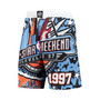 Men's Blue, Orange Hardwood Classics 1997 All-Star Weekend Jumbotron 2.0 Mesh Shorts