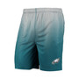 Men's Midnight Green and Silver Philadelphia Eagles Pixel Gradient Training Shorts