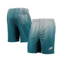 Men's Midnight Green and Silver Philadelphia Eagles Pixel Gradient Training Shorts