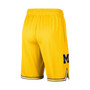 Men's Brand Maize Michigan Wolverines Replica Team Basketball Shorts