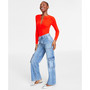 Women's High Rise Utility Cargo Jeans, Created for Macy's