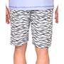 Men's Tiger Print Gurkha Flat Front Shorts