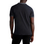 Karl Lagerfeld Men's Vertical Striped Pique Johnny Collar Polo Shirt