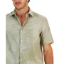 Men's Elevated Palm Jacquard Shirt, Created for Macy's