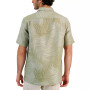 Men's Elevated Palm Jacquard Shirt, Created for Macy's