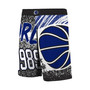Men's Mitchell Ness Black Orlando Magic Hardwood Classics Jumbotron Sublimated Shorts