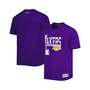 Men's Purple Los Angeles Lakers Mel Varsity T-shirt