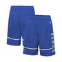 Men's Royal Los Angeles Rams Combine Authentic Rusher Training Shorts