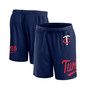 Men's Branded Navy Minnesota Twins Clincher Mesh Shorts