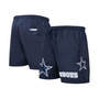 Men's Navy Dallas Cowboys Woven Shorts