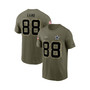 Men's CeeDee Lamb Olive Dallas Cowboys 2022 Salute To Service Name and Number T-shirt