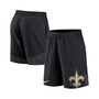 Men's Black New Orleans Saints Stretch Performance Shorts