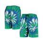 Men's College Neon Green Seattle Seahawks Retro Static Mesh Lounge Shorts