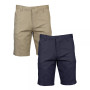 Men's Slim Fitting Cotton Flex Stretch Chino Shorts, Pack of 2