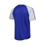 Men's Royal Los Angeles Dodgers Button-Down Raglan Fashion Jersey