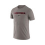 Men's Heather Gray Georgia Bulldogs Team Issue Velocity Performance T-shirt