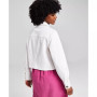 Women's Long-Sleeve Cropped Shacket